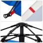 vidaXL Strandzelt 3 Personen Azurblau Quick Release Wasserdicht vidaXL Strandzelt 3 Personen Azurblau Quick Release Wasserdicht