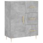 Highboard Betongrau 69,5x34x180 cm Holzwerkstoff Highboard Betongrau 69,5x34x180 cm Holzwerkstoff