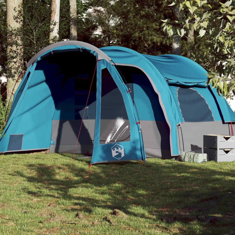 vidaXL Familienzelt 6 Personen Blau Wasserdicht vidaXL Familienzelt 6 Personen Blau Wasserdicht