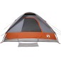 vidaXL Kuppel-Campingzelt 4 Personen Grau und Orange Wasserdicht vidaXL Kuppel-Campingzelt 4 Personen Grau und Orange Wasserdicht