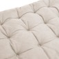 vidaXL Sonnenliegen-Auflage Creme 160x50x10 cm Wildleder-Optik vidaXL Sonnenliegen-Auflage Creme 160x50x10 cm Wildleder-Optik