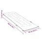 vidaXL Sonnenliegen-Auflage Creme 160x50x10 cm Wildleder-Optik vidaXL Sonnenliegen-Auflage Creme 160x50x10 cm Wildleder-Optik