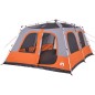 vidaXL Kuppel-Familienzelt 10 Personen Grau und Orange Quick Release vidaXL Kuppel-Familienzelt 10 Personen Grau und Orange Quick Release