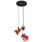 vidaXL Hängelampe 25 W Rot 30x30x100 cm E27 vidaXL Hängelampe 25 W Rot 30x30x100 cm E27