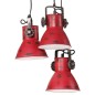 vidaXL Hängelampe 25 W Rot 30x30x100 cm E27 vidaXL Hängelampe 25 W Rot 30x30x100 cm E27
