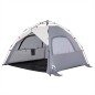 vidaXL Strandzelt 3 Personen Grau Quick Release Wasserdicht vidaXL Strandzelt 3 Personen Grau Quick Release Wasserdicht