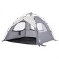 vidaXL Strandzelt 3 Personen Grau Quick Release Wasserdicht vidaXL Strandzelt 3 Personen Grau Quick Release Wasserdicht