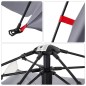 vidaXL Strandzelt 3 Personen Grau Quick Release Wasserdicht vidaXL Strandzelt 3 Personen Grau Quick Release Wasserdicht