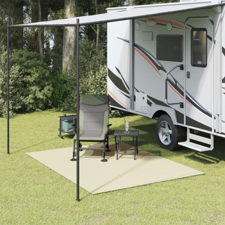 vidaXL Zeltteppich Creme 4x2 m