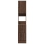 vidaXL Küchenschrank Braun Eichen-Optik 35x50x180 cm Holzwerkstoff vidaXL Küchenschrank Braun Eichen-Optik 35x50x180 cm Holzwerkstoff