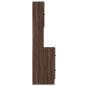 vidaXL Küchenschrank Braun Eichen-Optik 35x50x180 cm Holzwerkstoff vidaXL Küchenschrank Braun Eichen-Optik 35x50x180 cm Holzwerkstoff