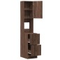 vidaXL Küchenschrank Braun Eichen-Optik 35x50x180 cm Holzwerkstoff vidaXL Küchenschrank Braun Eichen-Optik 35x50x180 cm Holzwerkstoff