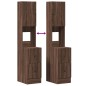 vidaXL Küchenschrank Braun Eichen-Optik 35x50x180 cm Holzwerkstoff vidaXL Küchenschrank Braun Eichen-Optik 35x50x180 cm Holzwerkstoff