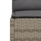 vidaXL 8-tlg. Garten-Sofagarnitur mit Kissen Grau Poly Rattan vidaXL 8-tlg. Garten-Sofagarnitur mit Kissen Grau Poly Rattan