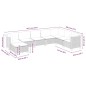 vidaXL 8-tlg. Garten-Sofagarnitur mit Kissen Grau Poly Rattan vidaXL 8-tlg. Garten-Sofagarnitur mit Kissen Grau Poly Rattan