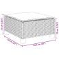 vidaXL 8-tlg. Garten-Sofagarnitur mit Kissen Grau Poly Rattan vidaXL 8-tlg. Garten-Sofagarnitur mit Kissen Grau Poly Rattan