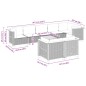 vidaXL 9-tlg. Garten-Sofagarnitur mit Kissen Schwarz Poly Rattan vidaXL 9-tlg. Garten-Sofagarnitur mit Kissen Schwarz Poly Rattan