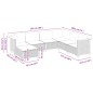 vidaXL 7-tlg. Garten-Sofagarnitur mit Kissen Schwarz Poly Rattan vidaXL 7-tlg. Garten-Sofagarnitur mit Kissen Schwarz Poly Rattan