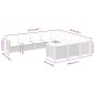 vidaXL 10-tlg. Garten-Sofagarnitur mit Kissen Schwarz Poly Rattan vidaXL 10-tlg. Garten-Sofagarnitur mit Kissen Schwarz Poly Rattan