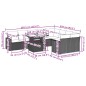 vidaXL 10-tlg. Garten-Sofagarnitur mit Kissen Grau Poly Rattan vidaXL 10-tlg. Garten-Sofagarnitur mit Kissen Grau Poly Rattan