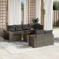 vidaXL 11-tlg. Garten-Sofagarnitur mit Kissen Grau Poly Rattan vidaXL 11-tlg. Garten-Sofagarnitur mit Kissen Grau Poly Rattan