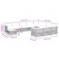 vidaXL 11-tlg. Garten-Sofagarnitur mit Kissen Grau Poly Rattan vidaXL 11-tlg. Garten-Sofagarnitur mit Kissen Grau Poly Rattan