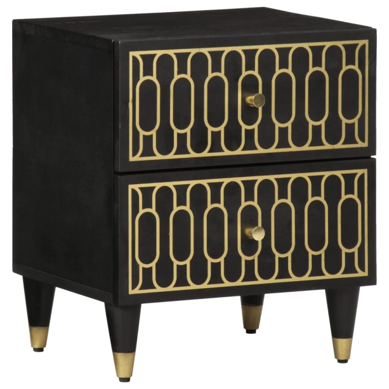 vidaXL Nachttisch 40x33x46 cm Massivholz Mango vidaXL Nachttisch 40x33x46 cm Massivholz Mango