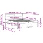 vidaXL Massivholzbett ohne Matratze Wachsbraun 140x200 cm Kiefernholz vidaXL Massivholzbett ohne Matratze Wachsbraun 140x200 cm Kiefernholz