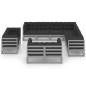 11-tlg. Garten-Lounge-Set mit Kissen Grau Kiefer Massivholz 11-tlg. Garten-Lounge-Set mit Kissen Grau Kiefer Massivholz