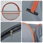 vidaXL Sichtschutzzelt Grau und Orange Pop-Up Wasserdicht vidaXL Sichtschutzzelt Grau und Orange Pop-Up Wasserdicht