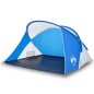 vidaXL Strandzelt 2 Personen Azurblau Pop-Up Wasserdicht vidaXL Strandzelt 2 Personen Azurblau Pop-Up Wasserdicht