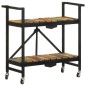 vidaXL Küchenwagen 87x36x81 cm Altholz Massiv vidaXL Küchenwagen 87x36x81 cm Altholz Massiv