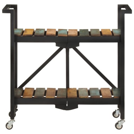 vidaXL Küchenwagen 87x36x81 cm Altholz Massiv