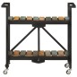 vidaXL Küchenwagen 87x36x81 cm Altholz Massiv vidaXL Küchenwagen 87x36x81 cm Altholz Massiv
