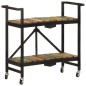 vidaXL Küchenwagen 87x36x81 cm Altholz Massiv vidaXL Küchenwagen 87x36x81 cm Altholz Massiv