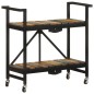 vidaXL Küchenwagen 87x36x81 cm Altholz Massiv vidaXL Küchenwagen 87x36x81 cm Altholz Massiv