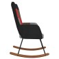 vidaXL Schaukelsessel mit Hocker Patchwork Stoff vidaXL Schaukelsessel mit Hocker Patchwork Stoff