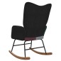 vidaXL Schaukelsessel mit Hocker Patchwork Stoff vidaXL Schaukelsessel mit Hocker Patchwork Stoff