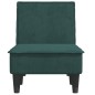 vidaXL Chaiselongue Dunkelgrün Samt vidaXL Chaiselongue Dunkelgrün Samt