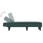vidaXL Chaiselongue Dunkelgrün Samt vidaXL Chaiselongue Dunkelgrün Samt