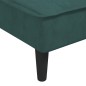 vidaXL Chaiselongue Dunkelgrün Samt vidaXL Chaiselongue Dunkelgrün Samt