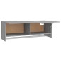 vidaXL Kleiderschrank Grau Sonoma 100x32,5x35 cm Holzwerkstoff vidaXL Kleiderschrank Grau Sonoma 100x32,5x35 cm Holzwerkstoff