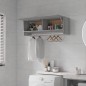 vidaXL Kleiderschrank Grau Sonoma 100x32,5x35 cm Holzwerkstoff vidaXL Kleiderschrank Grau Sonoma 100x32,5x35 cm Holzwerkstoff
