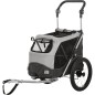 TRIXIE Hunde-Fahrradanhänger M Grau TRIXIE Hunde-Fahrradanhänger M Grau