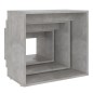 vidaXL Satztische 3-tlg. Betongrau Holzwerkstoff vidaXL Satztische 3-tlg. Betongrau Holzwerkstoff