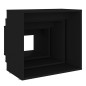 vidaXL Satztische 3-tlg. Schwarz Holzwerkstoff vidaXL Satztische 3-tlg. Schwarz Holzwerkstoff