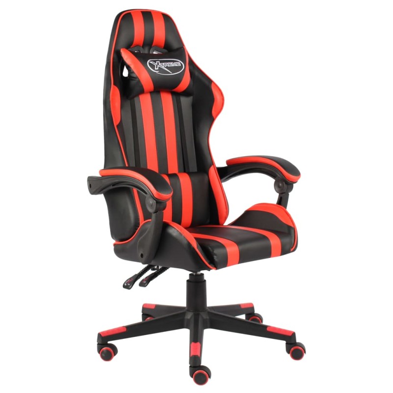 vidaXL Gaming-Stuhl Schwarz und Rot Kunstleder vidaXL Gaming-Stuhl Schwarz und Rot Kunstleder
