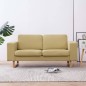 vidaXL 2-Sitzer-Sofa Stoff Grün vidaXL 2-Sitzer-Sofa Stoff Grün