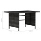 vidaXL 4-tlg. Garten-Sofagarnitur mit Auflagen Poly Rattan Grau vidaXL 4-tlg. Garten-Sofagarnitur mit Auflagen Poly Rattan Grau