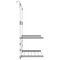 vidaXL Wäschetrockner für Balkon 54x25x42 cm Aluminium vidaXL Wäschetrockner für Balkon 54x25x42 cm Aluminium